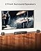 ULTIMEA 7.1ch Sound Bar with Dolby Atmos, Surround Sound System for TV with 4 Surround Speakers, Sound Bar for Smart TV with App Control, Soundbar with Subwoofer for Home Theater, HDMI eARC, Aura A60