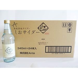 ante 奥能登地サイダー しおサイダー 340ml×24本
