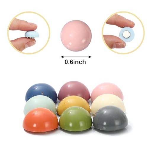 Whaline W13422 18Pcs Strong Spherical Fridge Magnet Colorful Refrigerator Magnets Glossy Whiteboard Magnets thumb #1