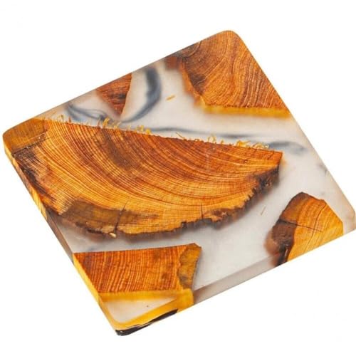 Dessous de verre en bois pour table basse et tapis de boisson résistant