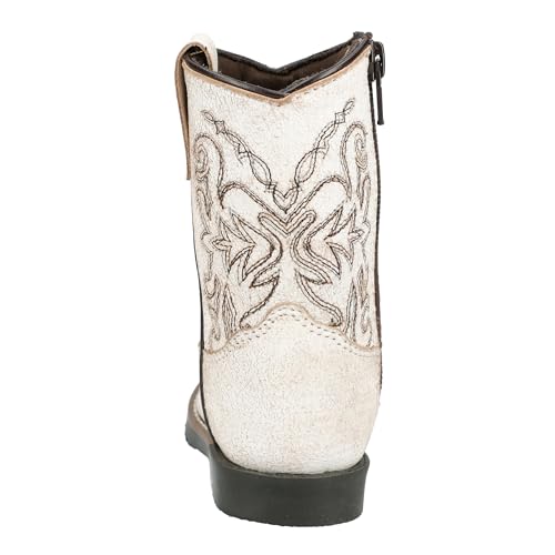 Image of Smoky Mountain Boots Toddlers' Autry Square Toe Leather Western Cowboy Boots