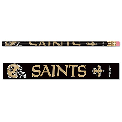Crayons New Orleans Saints par 6 parfaits pour l'école et bureau