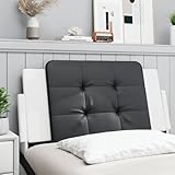 bed frame leather Features ultra-soft foam padding for optimal comfort and back support while sitting up in bed for activities like reading or watching TV.