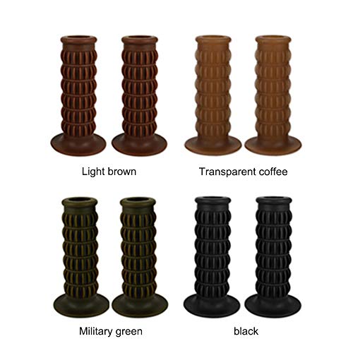 KKmoon Aderências para motocicleta, guidão antiderrapante de 7/8