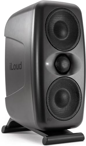 Image of IK Multimedia iLoud MTM MKII (Pair Plus ARC mic) Compact Studio Monitor with Built-in ARC Room Correction, Speaker Emulation, 200W Power
