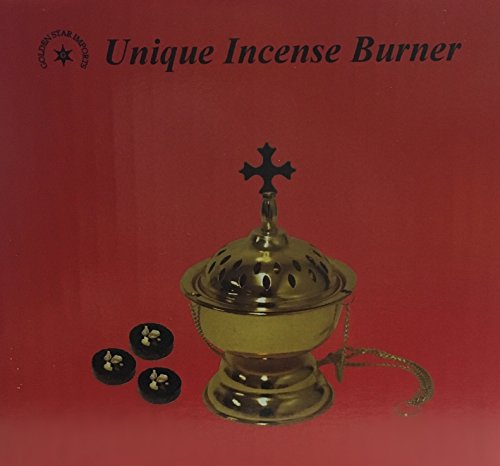 Hanging Censer/Charcoal Incense Burner~9" H. #TOP3