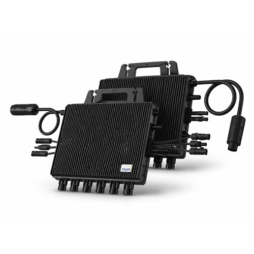 Image of TSUN GEN3 TSOL-MS2000 Solar Microinverter 4-in-1 Trunk Cable | 2000W Output | 4 Independent MPPT | Supports 600W Panels | IP67 Waterproof | Wi-Fi Monitoring | Grid-Tied Solar Inverter