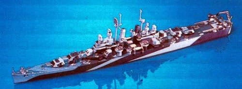 Skywave 1/700 WWII US Light Cruiser Cleveland Class CL89 Miami Model Kit