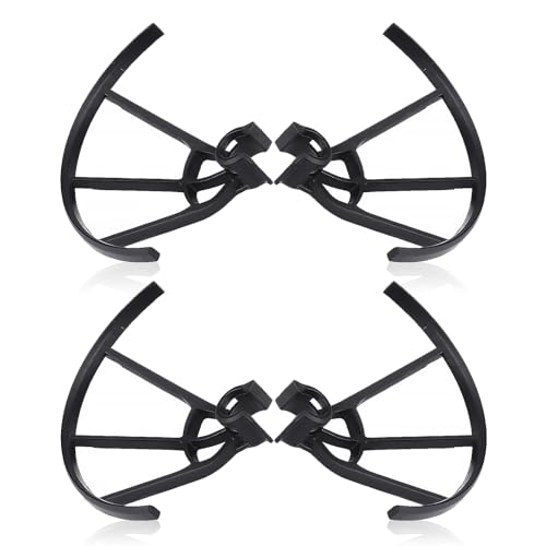 Oumefar 4pcs Drone Propeller Guard Cover Plastic Propeller Sheets Protectors Propeller for DJI Tello Quadcopter