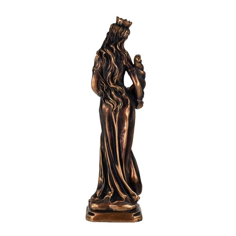 Godin Fortune Tyche geluk Fortuna standbeeld sculptuur figuur brons effect 29,2 cm