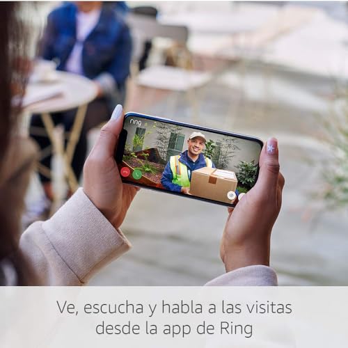 Ring mirilla digital (Door View Cam) para puertas de 54-75 mm de grosor (versión recomendada) | Timbre inalámbrico con camara de vigilancia, vídeo HD 1080p, wifi | 30 días gratis de Ring Home - imagen 3