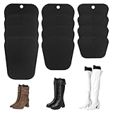12 Stück Stiefelspanner Kunststoff Stiefelspanner Damen Herren, Schuhspanner Stiefel Damen, Schaftspanner zum Einrollen, Schuhspannerhalter, Hohe Stiefelformer Formeinsätze für Overknees Reitstiefel