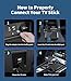 DRERYRIT Car TV Mate Pro, Wired CarPlay to 2K HDMI Input, Fire TV Stick Converter for Car, Compatible with Set Top Box, Switch, etc - HDMI to USB Port Converter for OEM Factory CarPlay, Plug & Play