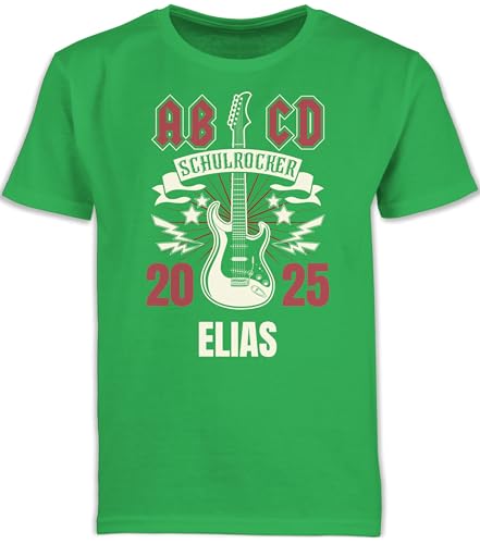 Kinder T-Shirt Jungen Schulanfang - Einschulung Junge - ABCD Schulrocker...