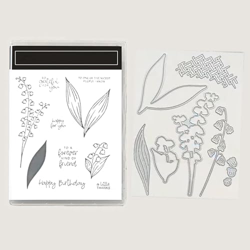 Pteridophyten Klar Stempel Und Metall Schneiden Sterben Set DIY Scrapbooking Handwerk Feiertage Geburtsta Grußkarte 2026 Neues (M7557-stempel und Stanzformen Set)