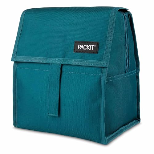 Image of PackIt Freezable Lunch Bag, Deep Teal