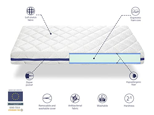 SHAULA Materasso singolo in gommapiuma 70X160