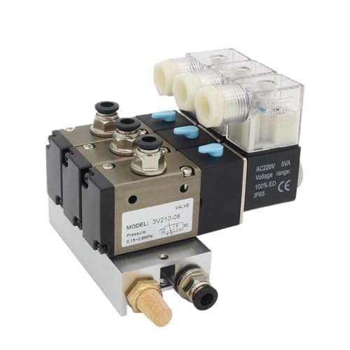 Collecteur d'électrovanne électromagnétique robuste à 6 stations pour blocs de commande - 2
