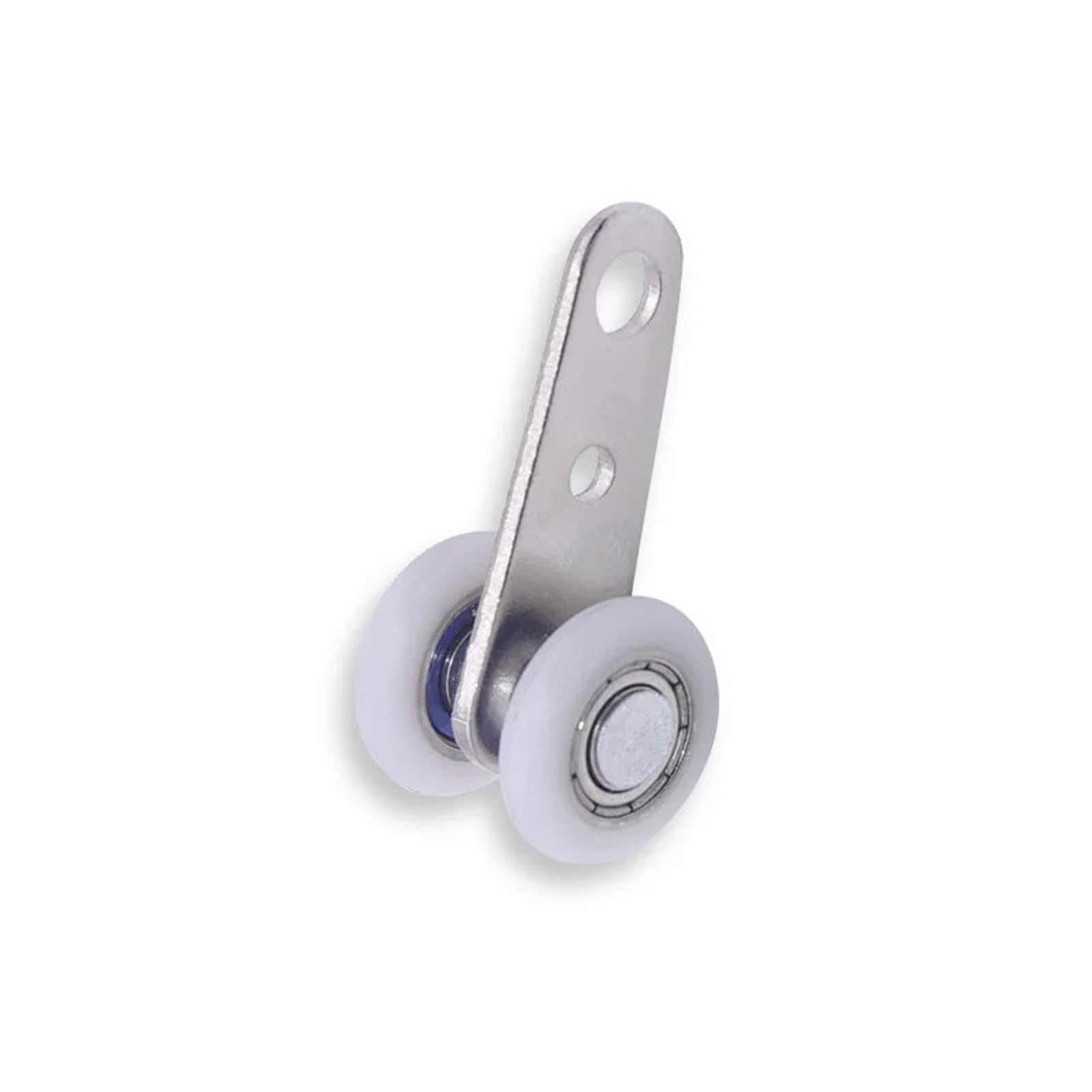10 Stück 19 mm Metall-Lager-Flaschenzug mit zwei Kunststoffrädern for Kleiderschrank, Schrank, Fenster, Schrank, Schiebetüren | Pulleys