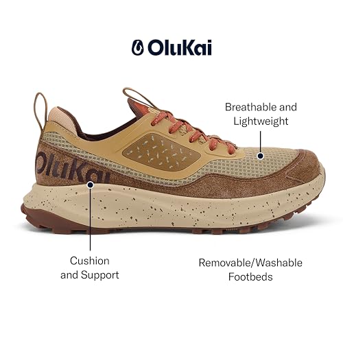 Image of OluKai Makiki Women's All-Terrain Athletic Shoes, Durable Sneakers for Wear