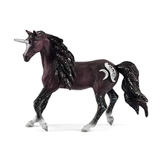 Schleich- Figura de Unicornio de la Luna, Semental, Colección Bayala, 18 cm (70578)