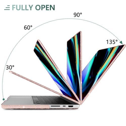 DONGKE Capa compatível com M3 MacBook Pro 14 polegadas 2023 2022 2021 modelo A2918 A2992 A2779 M2 A2