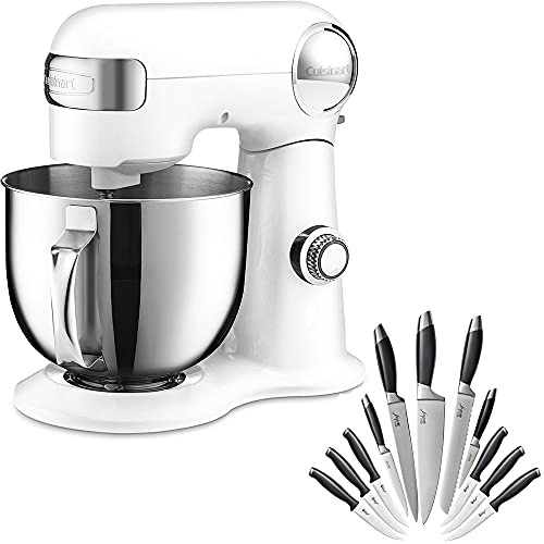 Cuisinart Precision Master 5.5-Quart Stand Mixer, White Linen (SM...