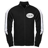 Trainingsjacke aus 300g/m² Interlockware mit 100 % gekämmter Bio- Baumwolle
