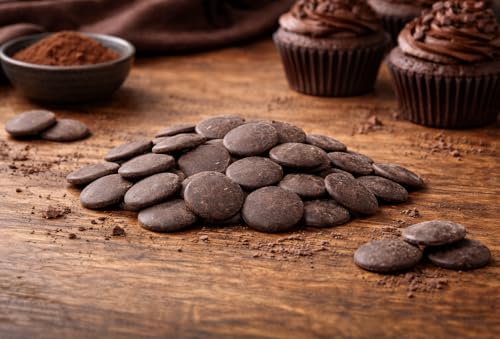 Belcolade Easy Melt Belgian Dark Chocolate Buttons - 500g