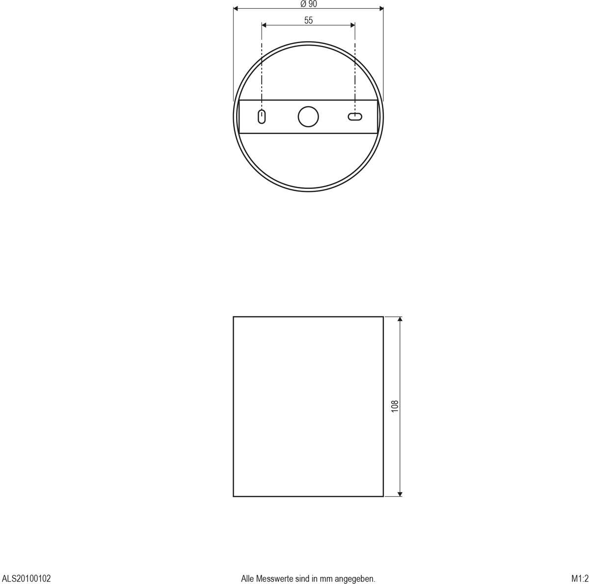 EVN Lichttechnik LED-Anbauleuchte ALS20100102