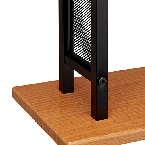 Relaxdays Handtuchständer, 2 Stangen, Handtuchhalter stehend, Badetuchhalter ohne Bohren, HBT 88 x 40 x 20 cm, schwarz