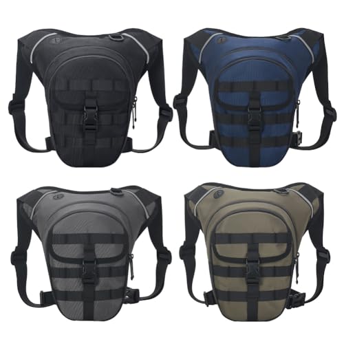 Bolsa para cadera moto verde anticaídas para llaves y móvil 6