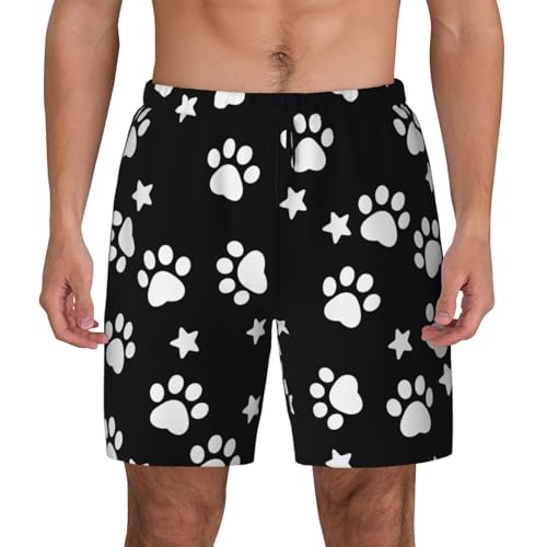 Tendance boardshort loisir swim trunks homme imprimé patte blanche