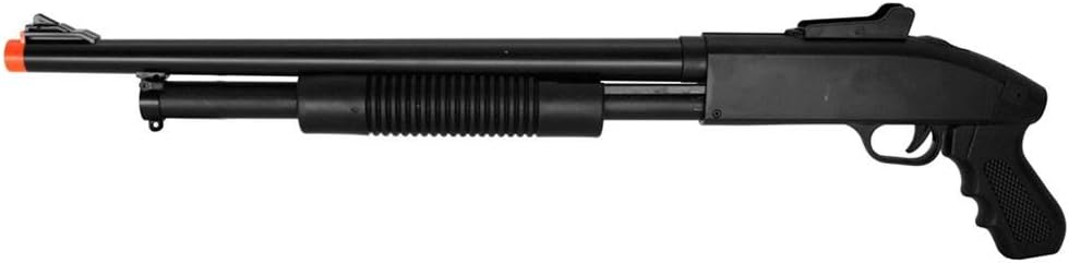 Cyma ZM61 Pistol Grip Airsoft Shotgun, Black
