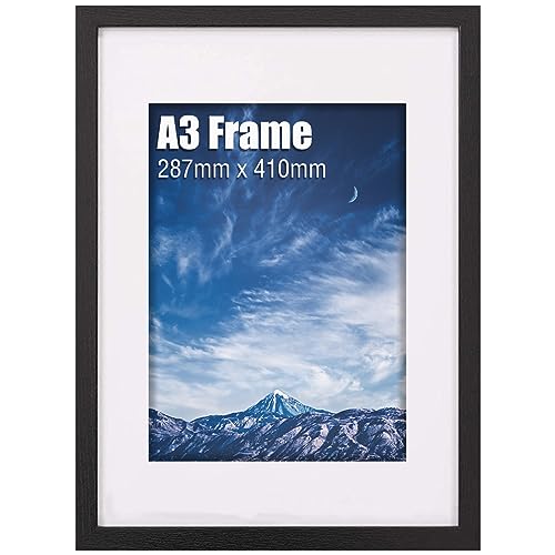 wyewye A3 Frame, Wooden Picture Frames, Certificate Frame for A3 Print