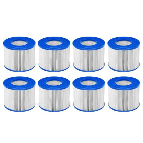 #WEJOY Hot Tub Filter Replacement Cartridges Not Screw Connect Except SPA-A154 Hot Tub Spa Pool Filter Fold White Filter Paper for Many Massage Pool Models