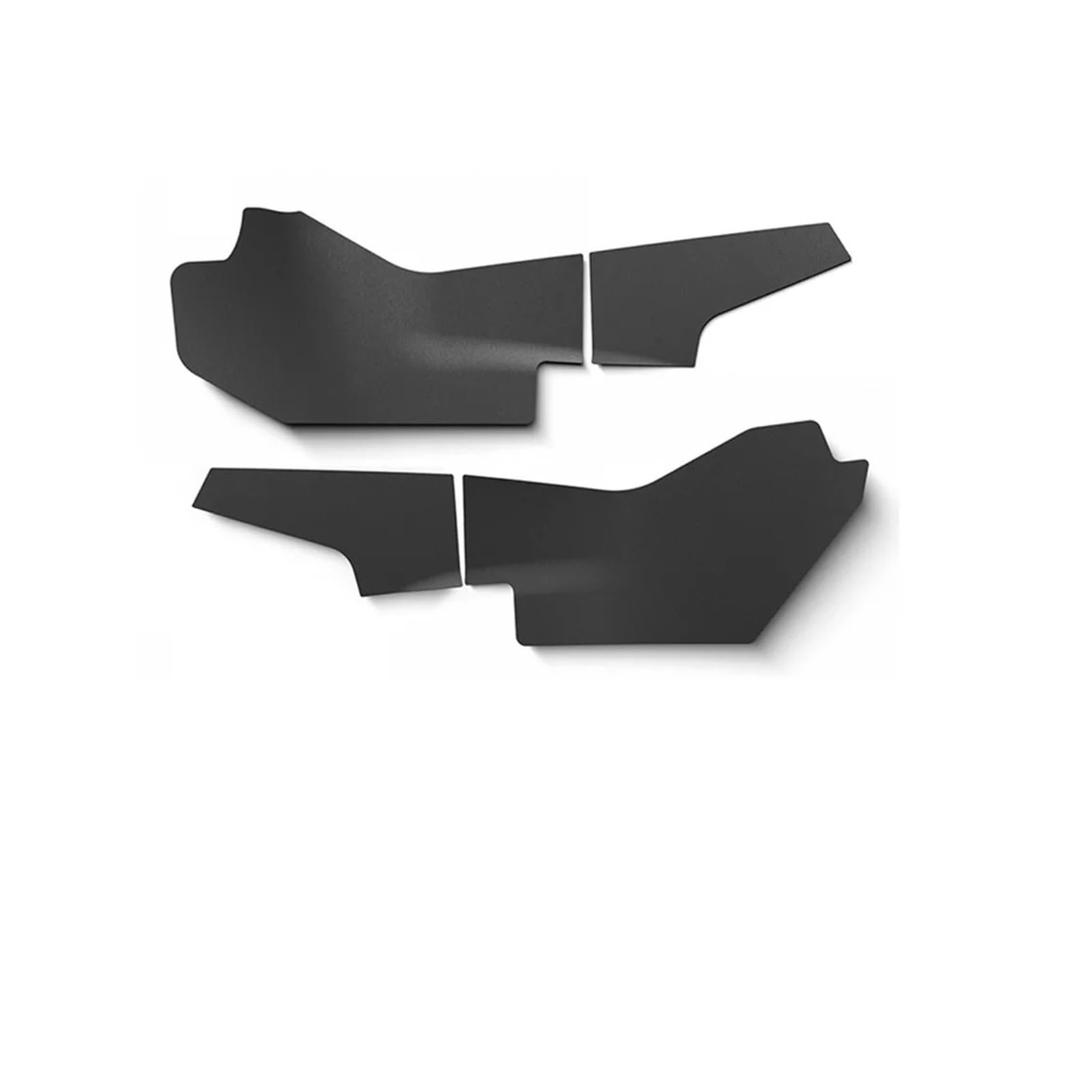 Car Interior Sticker for Tesla for Model for Y Center Console Side Anti-Kick TPE Cover Mats Rear and Underseat Protectors(4Pieces,Right Hand-Drive)
