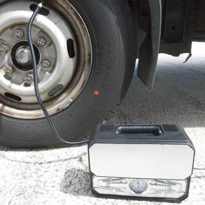 電動式マルチ空気入れ AC100V＆DC12V電源対応 ED-5520 エアーコンプレッサー 電動エアーポンプ