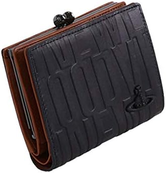 Amazon ヴィヴィアンウェストウッド レディース がま口二つ折り財布 ブライダルボックス 牛革 3218v53 ブラック 1 財布