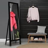 Freestanding Dressing Mirror with Espresso Finish
