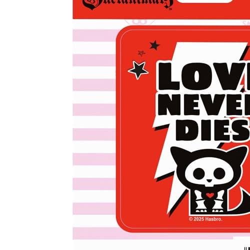 Image of Hasbro Skelanimals Love Never Dies Adhesive Vinyl Decal - Cute Skelanimals Sticker for Water Bottle or Laptop