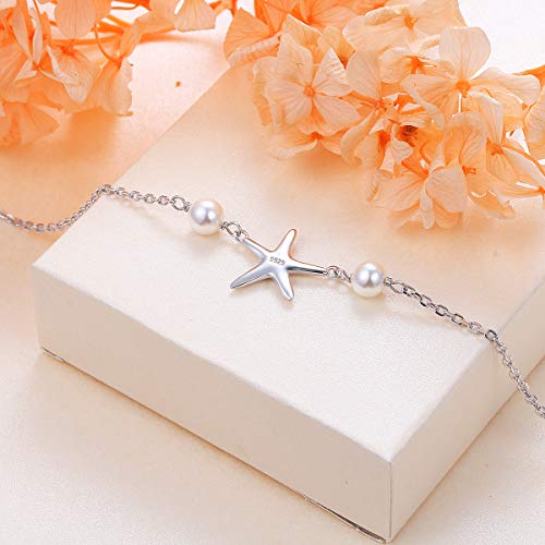 Image of S925 Sterling Silver Anklet for Women Adjustable Plus Foot Ankle Bracelet