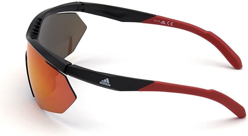 Sunglasses Adidas Sport SP 0016 01L Shiny Black/Roviex Mirror