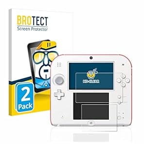BROTECT Displayschutzfolie für Nintendo 2DS (2 Stück)