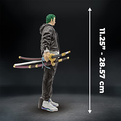 Ninjamo Roronoa Zoro Action Figure One Anime Piece Fashion Outfit Swordsman Collectible Desk Prop Modern Clothes Design #TOP1