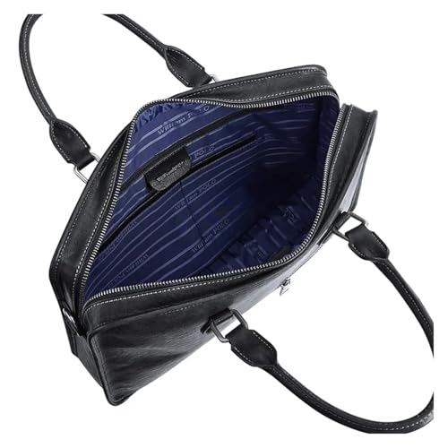 Men's Bag New Men's Business Travel Handbag Genuine Leather Top Layer Cowhide Vintage Briefcase4