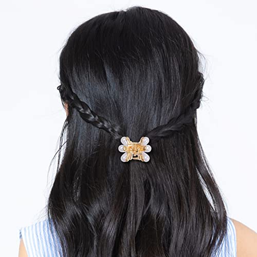30Pcs Mini Pearl Claw Clip Heliltd Cute Daisy Flower Hair Clips Retro Hair Clips Artificial Pearl Flowers Clips Hair Barrettes For Women Girls Hair Accessories #TOP6