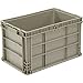 Monoflo Straight Wall Handled Storage Container Tote, 24 x 15 x 14.5, Gray
