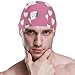 susiyo White Color Strawberry on Pink Mens Swim Caps Polyester Swimming Hat for Adult and Youth