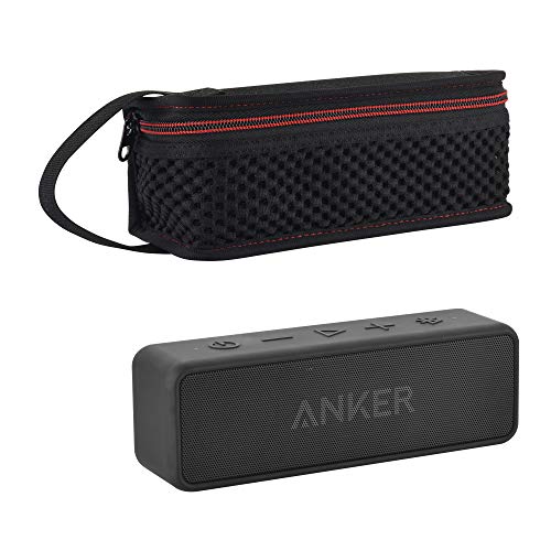 TXEsign Home/Outdoor Protective Travel Lycra Zipper Carrying Case Bag for Anker SoundCore/SoundCore 2